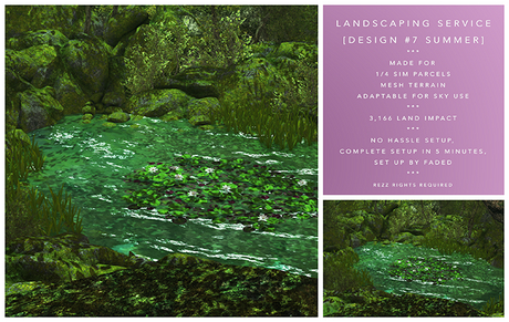 Second Life Marketplace - [F] Landscape 7 - Mossy Mountains - SUMMER (1 ...